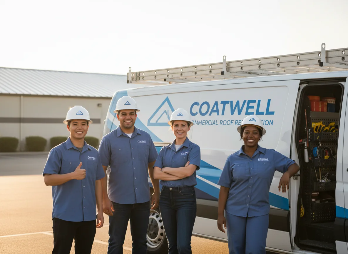 Commercial roof coating company in Enid, MS